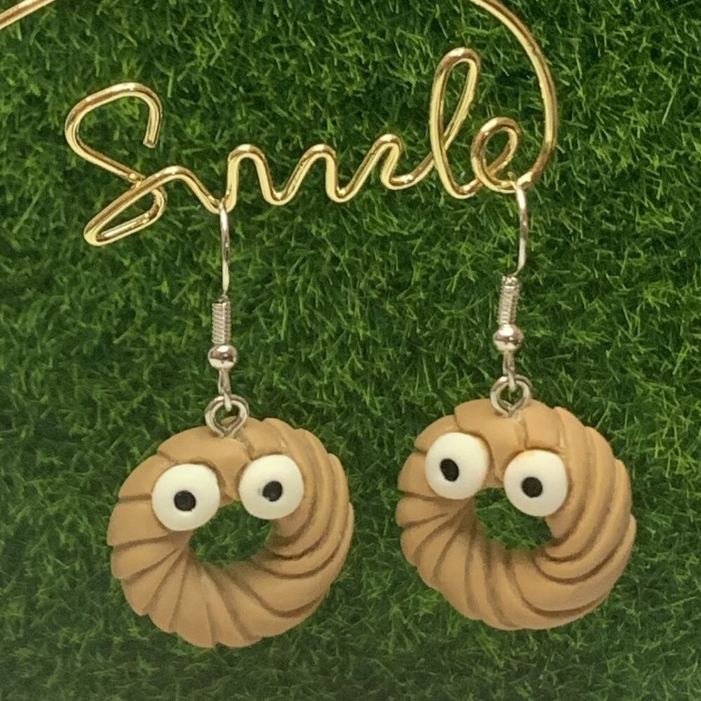 Donut Earring, Baking Earrings, Funny Food, Food Jewelry, Food Earrings, Gift - Picture 7 of 10